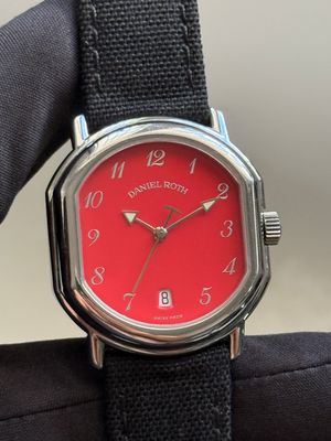 ​DANIEL ROTH Le Sentier S177 Coral Red Orange Stella Date Breguet Stainless Steel 32mm Automatic 2000