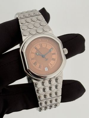 DANIEL ROTH Le Sentier S177 Lego Salmon Roman Date Stainless Steel 36mm Automatic 1999