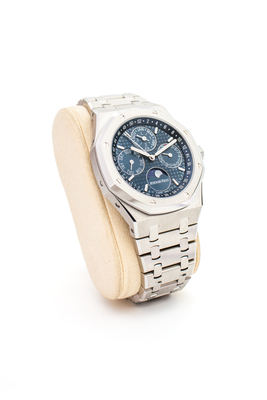 AUDEMARS PIGUET 26574ST Royal Oak Perpetual Calendar Blue 26574 Steel 41mm DISCONTINUED 2021 FULL SET
