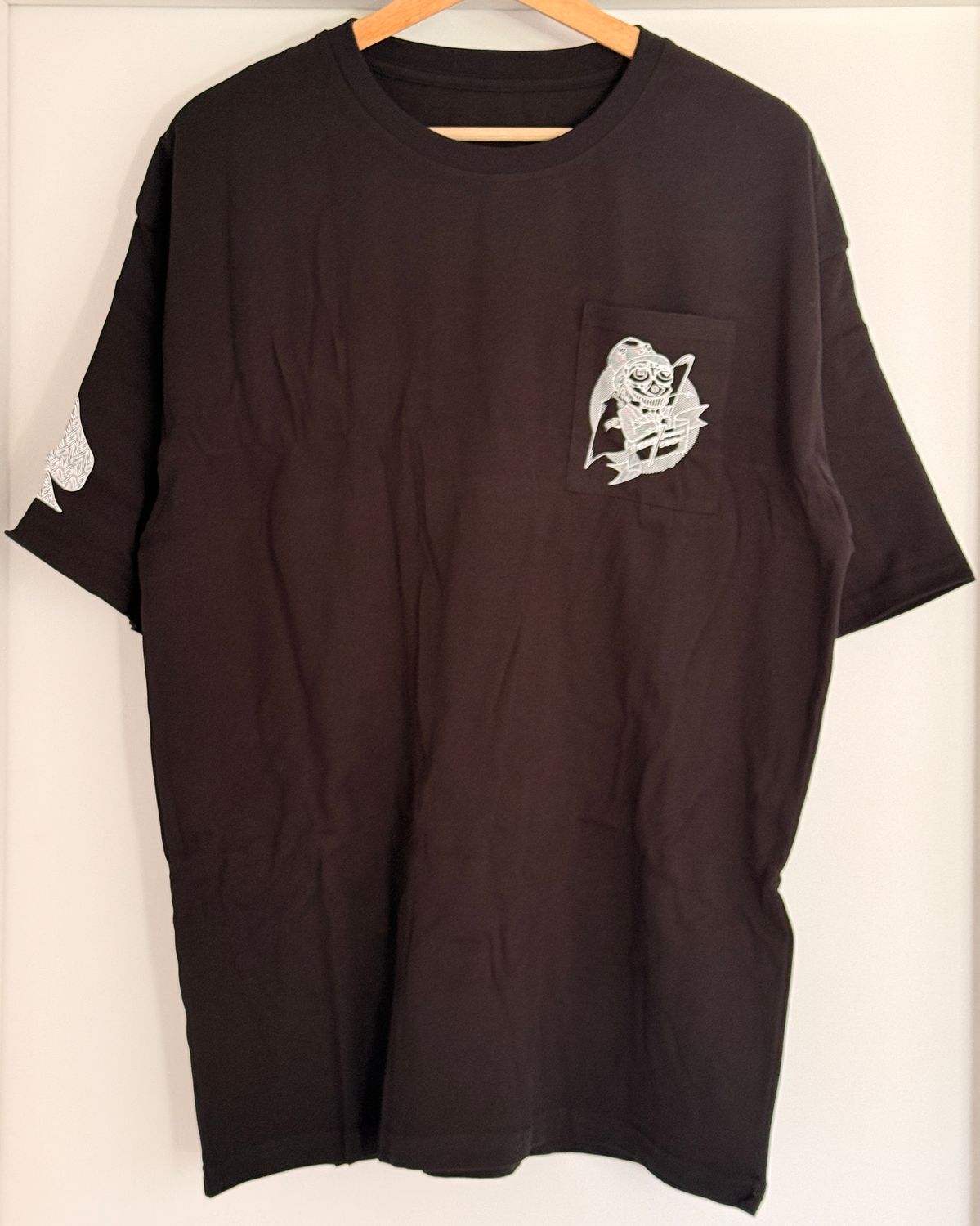 KONSTANTIN CHAYKIN X BEHRENS Limited Edition Joker Clown Ace of Spades T-Shirt Black Size L