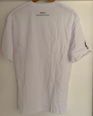KONSTANTIN CHAYKIN X BEHRENS Limited Edition Joker Clown Ace of Spades T-Shirt White Size M