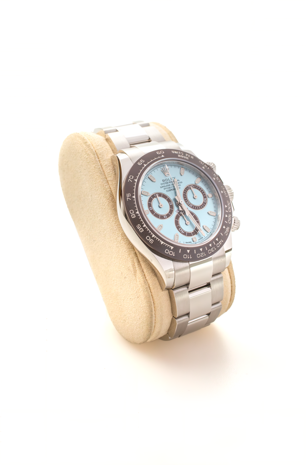 ROLEX Daytona 116506 Platinum Chronograph Ceramic 40mm Ice Blue 2020 FULL SET