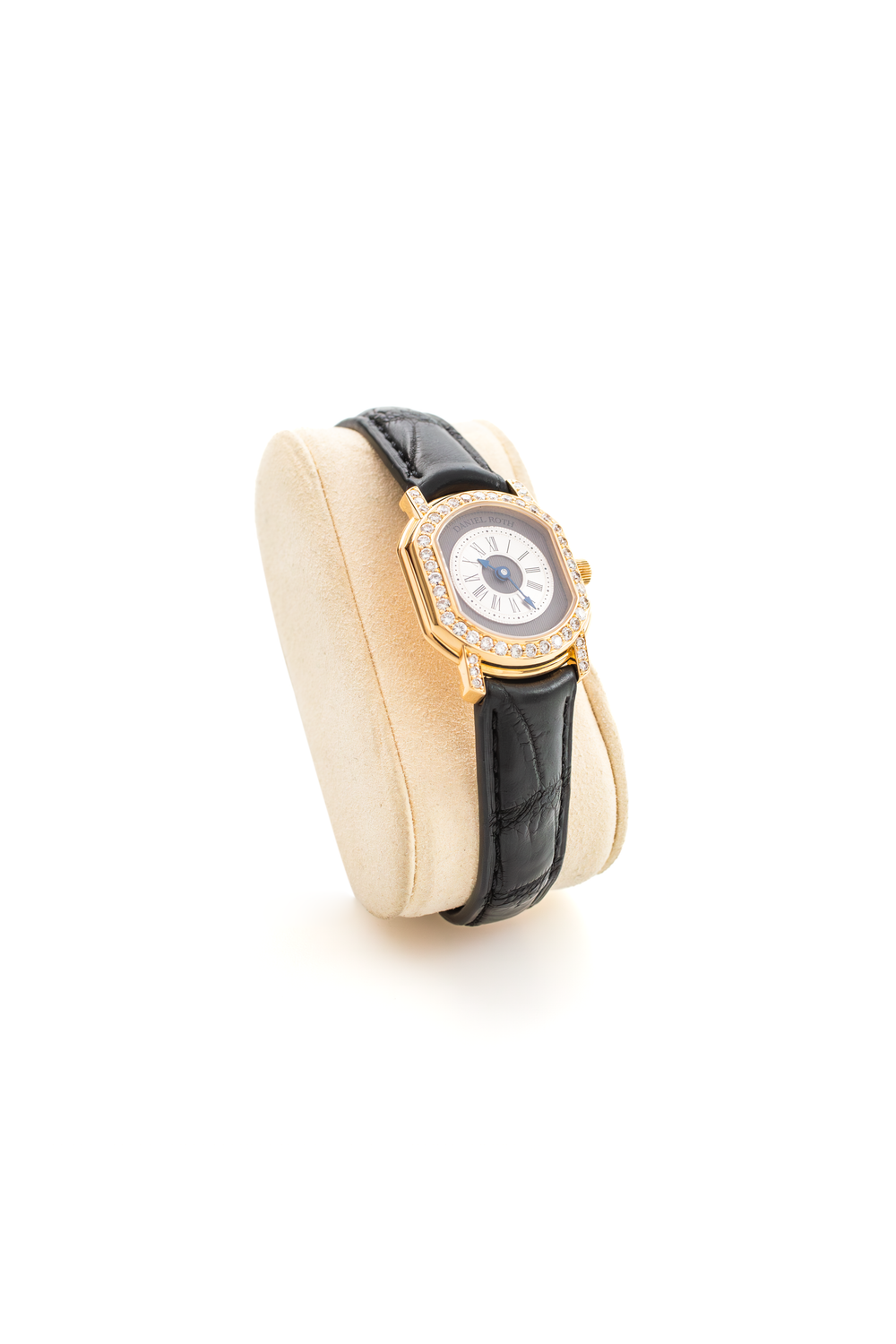 DANIEL ROTH Lady 18K Rose Gold Factory Diamond Automatic Ladies Roman Dial 32mm
