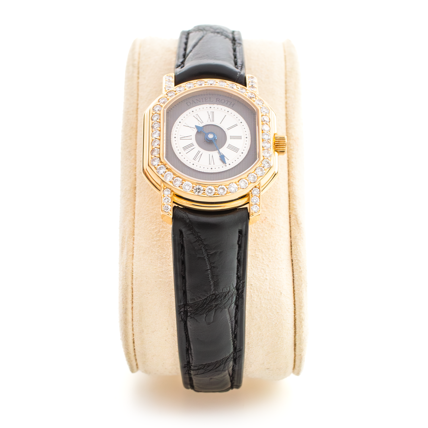 DANIEL ROTH Lady 18K Rose Gold Factory Diamond Automatic Ladies Roman Dial 32mm DANIEL ROTH Lady 18K Rose Gold Factory Diamond Automatic Ladies Roman Dial 32mm