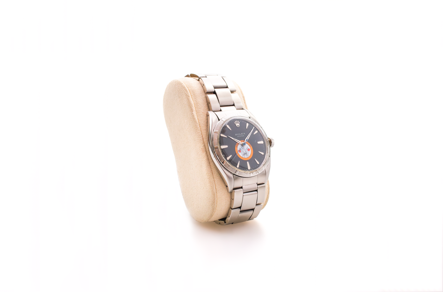 ​ROLEX 6423 Oyster Precision Abu Dhabi Defence Forces UAE Military 34mm Black Steel 1957