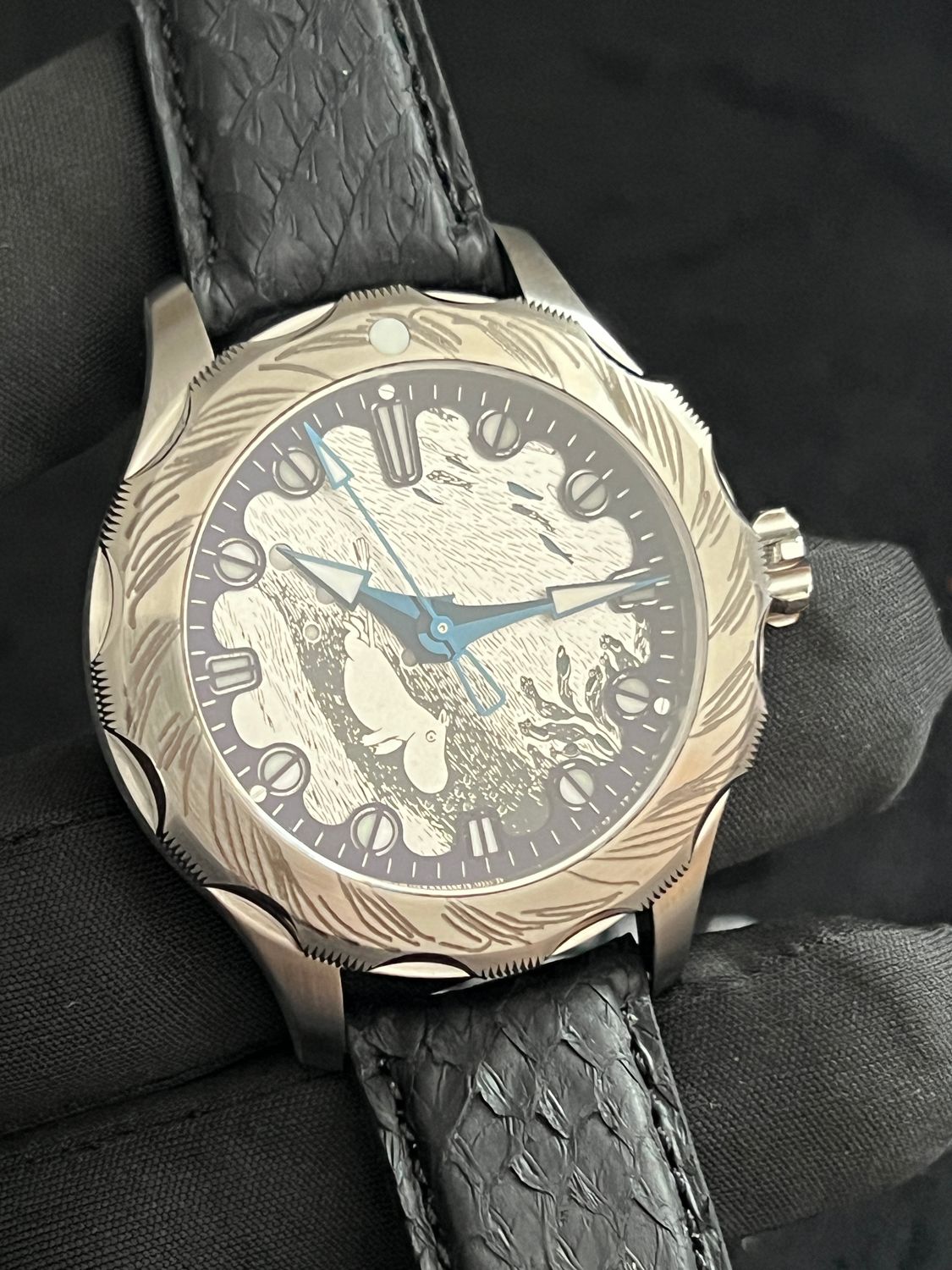 ​SARPANEVA S.U.F Helsinki X Moomin Diver Blue Stainless Steel Limited Edition /26 FULL SET 2024