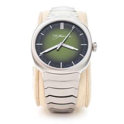 ​MOSER Streamliner Centre Seconds 6200-1200 Green Dragon Fumé 40mm Stainless Steel FULL SET 2022