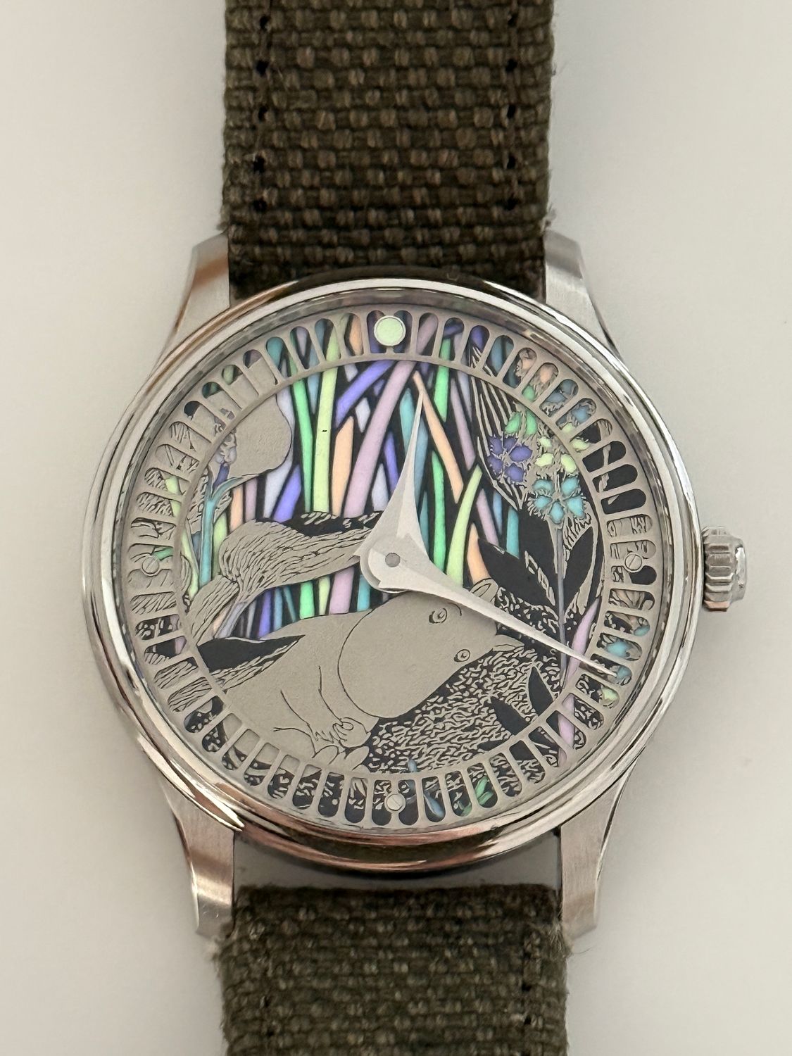 ​SARPANEVA Moomin 75th Anniversary Limited Edition /75 GEN 1 Stainless Steel Automatic 38mm GPHG 2020 FULL SET