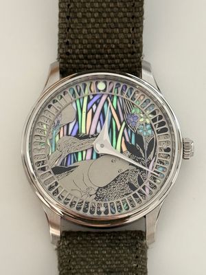 ​SARPANEVA Moomin 75th Anniversary Limited Edition /75 GEN 1 Stainless Steel Automatic 38mm GPHG 2020 FULL SET