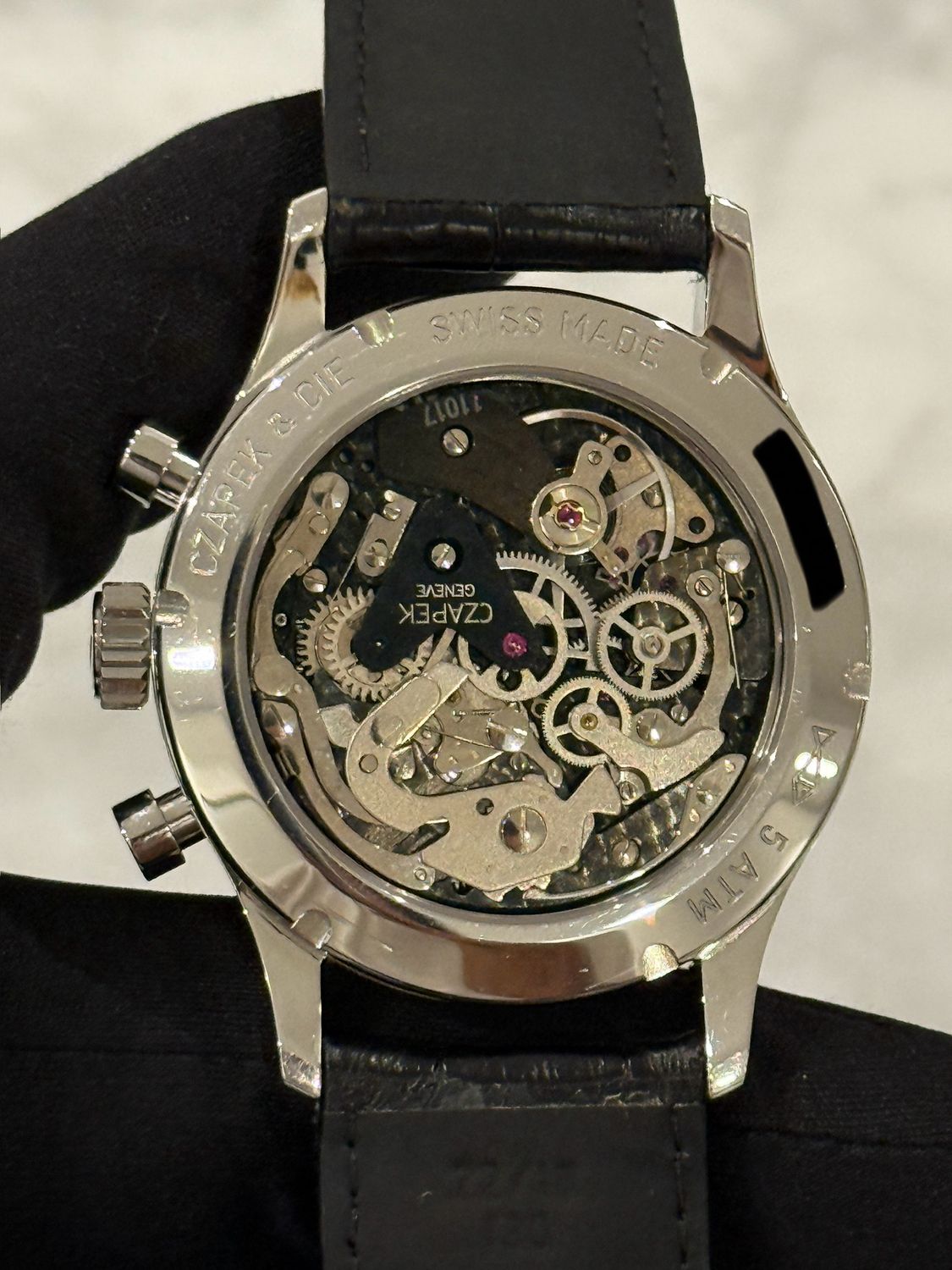 CZAPEK Design Study Prototype Chronograph California Dial Chairman C73 11003 Stainless Steel 42mm FULL SET 2012