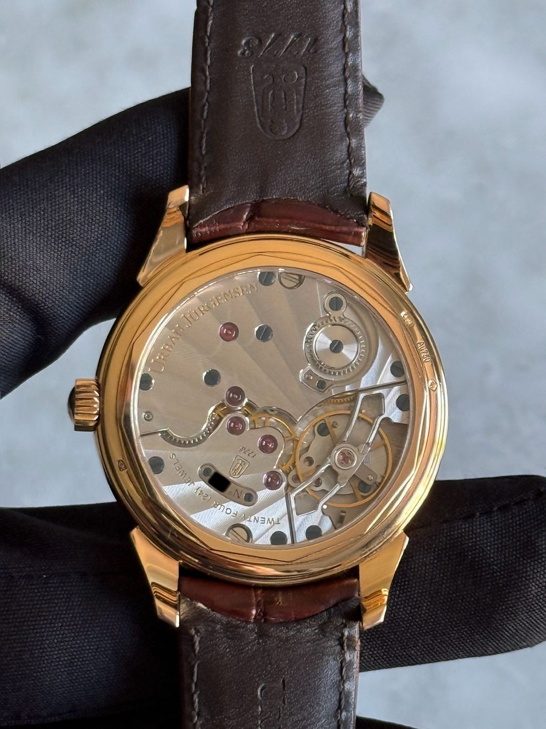 ​URBAN JÜRGENSEN 2240 Jules Collection Date Rose Gold 40mm UJ Jurgensen Manual FULL SET 2022