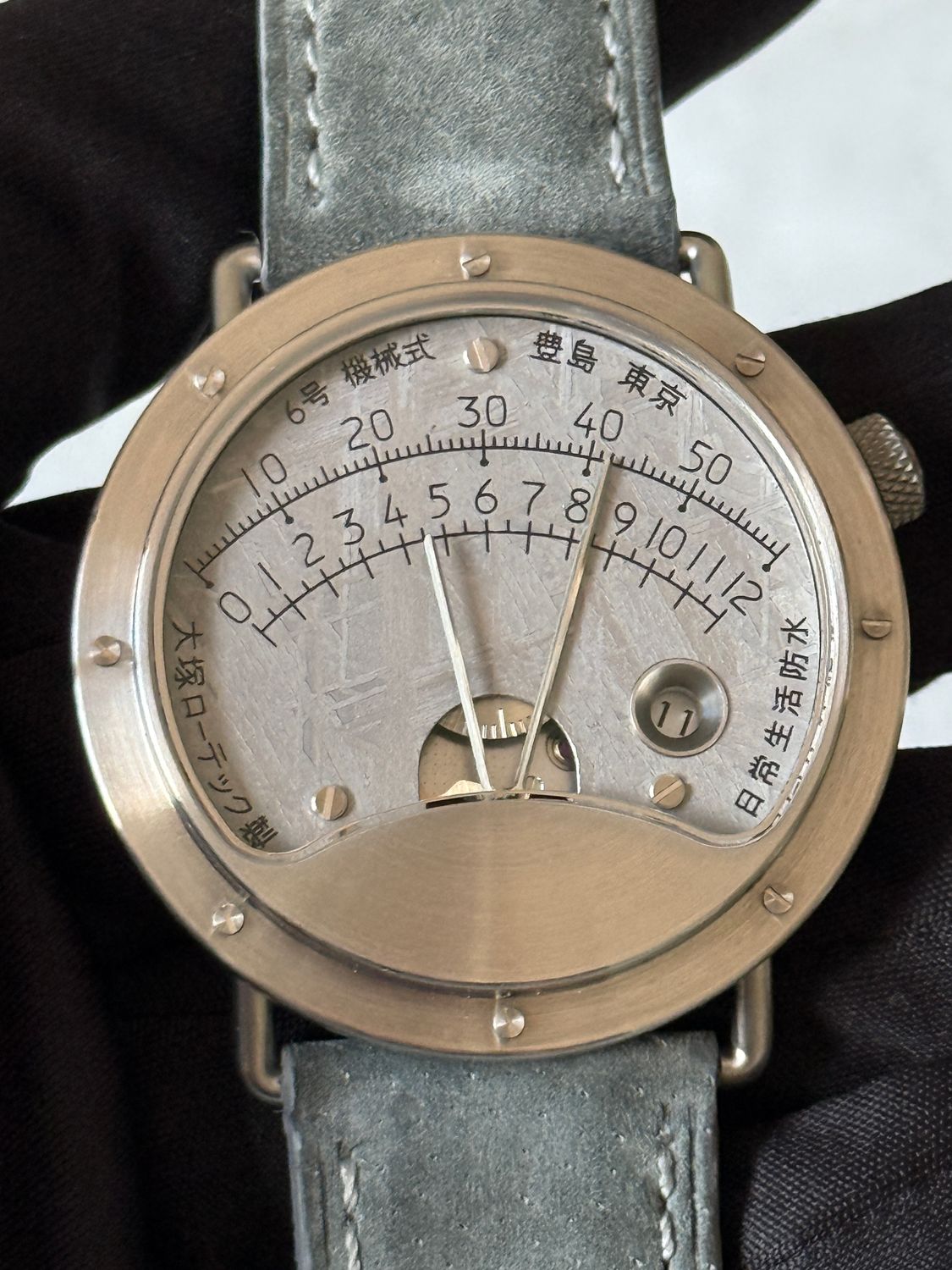 ​OTSUKA Lotec No. 6 METEORITE Jump Hour Retrograde Stainless Steel 42mm GPHG Award Winner FULL SET 2024