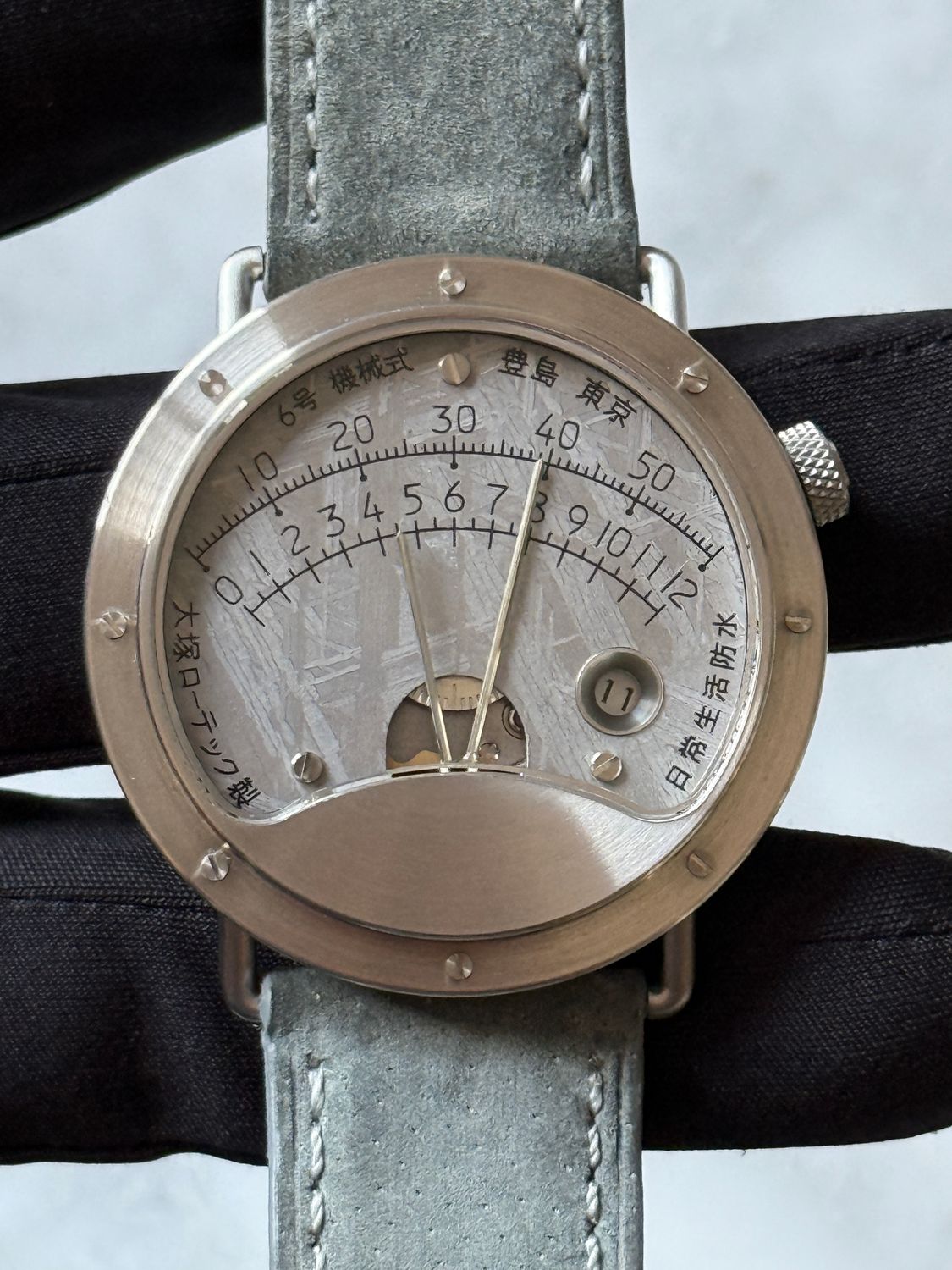 OTSUKA Lotec No. 6 METEORITE Jump Hour Retrograde Stainless Steel 42mm GPHG Award Winner FULL SET 2024 OTSUKA Lotec No. 6 METEORITE Jump Hour Retrograde Stainless Steel 42mm GPHG Award Winner FULL SET 2024