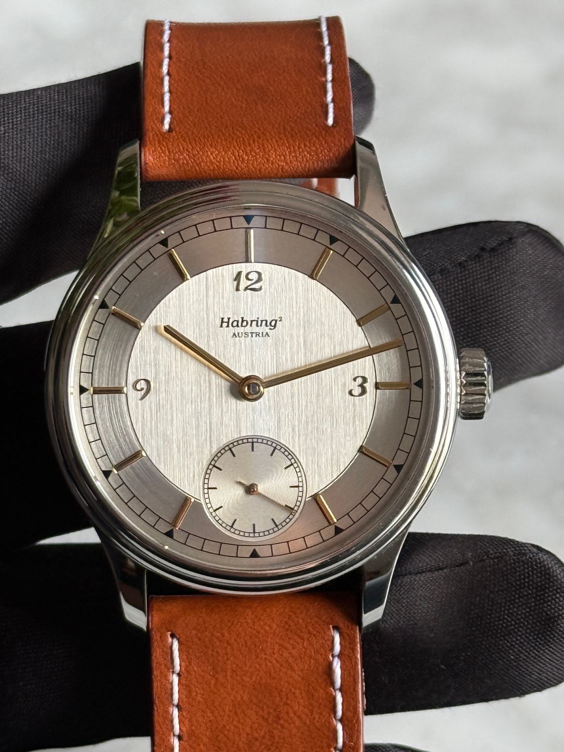 ​HABRING² TimeOnly 00-200X First Model Small Seconds Manual Silver Stainless Steel 42mm 2004 PAPERS