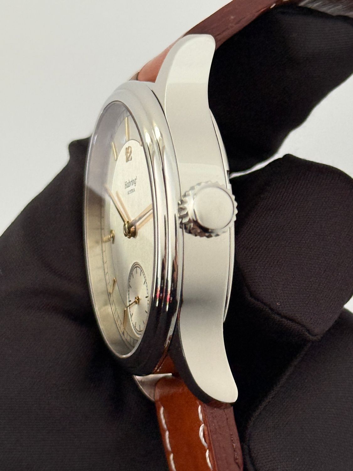 ​HABRING² TimeOnly 00-200X First Model Small Seconds Manual Silver Stainless Steel 42mm 2004 PAPERS