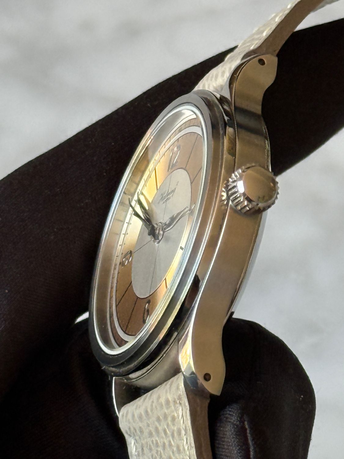 ​HABRING² X MASSENA LAB Erwin 02 LAB02 Champagne Silver Stainless Steel 38.5mm Manual Limited Edition /50 FULL SET 2020