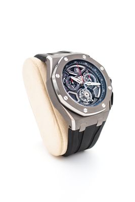 ​AUDEMARS PIGUET Royal Oak Offshore Tourbillon Chronograph Flying 26622TI.GG.D002CA.01 Limited Edition /100 Titanium Automatic 43mm FULL SET 2021