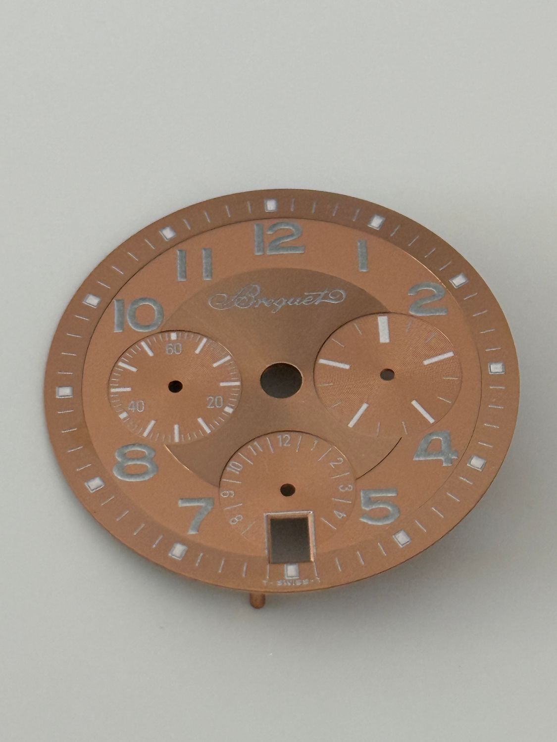 BREGUET Type XX 3820 PT Salmon Dial Platinum Chronograph Date Transatlantique 39mm Stainless Steel