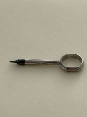 ​DANIEL ROTH Pin Pusher Setting Tool Stylus Date Calendar Tourbillon Complications 1990’s 18k White Gold 750