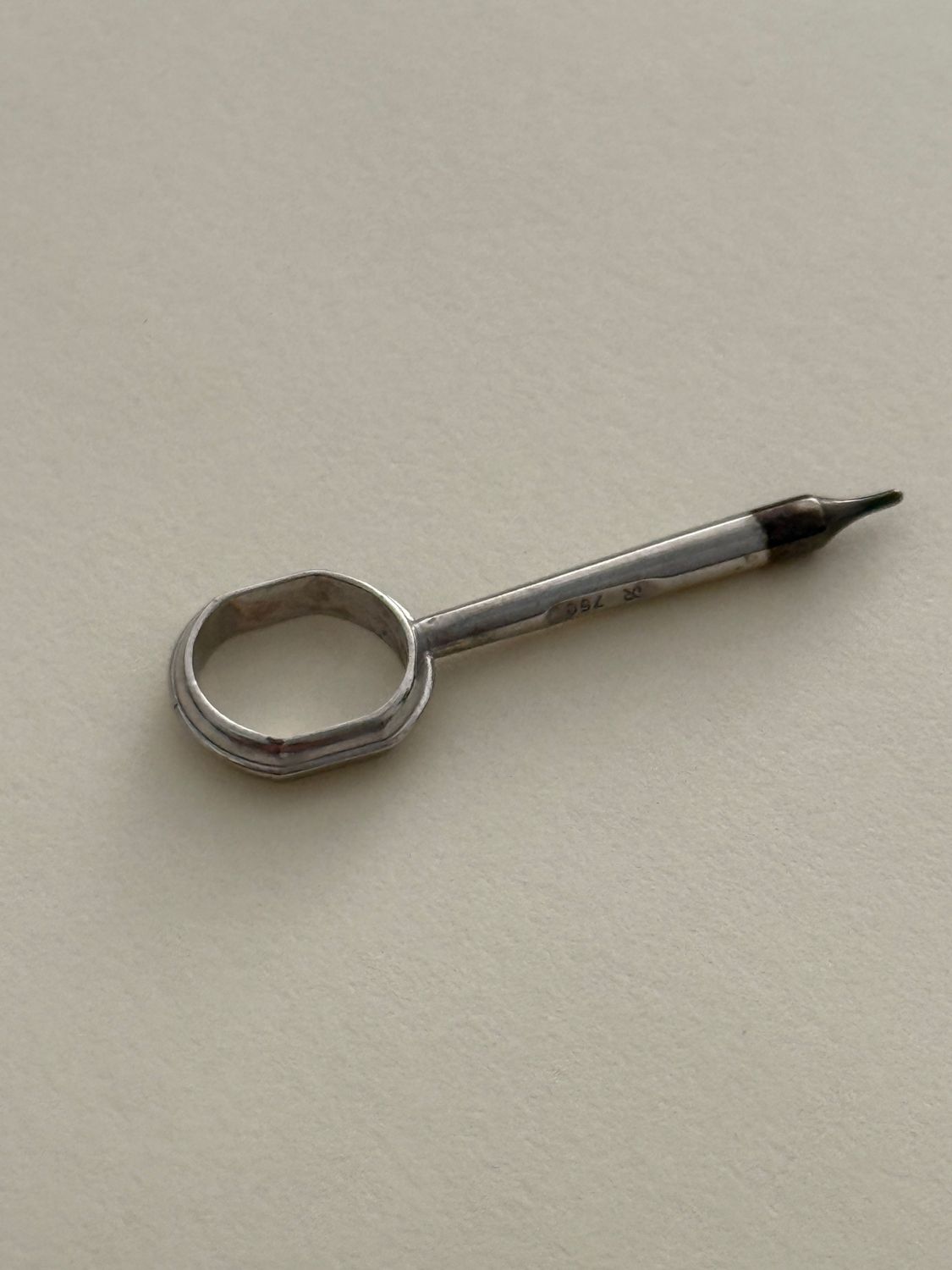 DANIEL ROTH Pin Pusher Setting Tool Stylus Date Calendar Tourbillon Complications 1990’s 18k White Gold 750 DANIEL ROTH Pin Pusher Setting Tool Stylus Date Calendar Tourbillon Complications 1990’s 18k White Gold 750