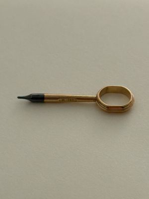 DANIEL ROTH Pin Pusher Setting Tool Stylus Date Calendar Tourbillon Complications 1990’s 18k Yellow Gold 750