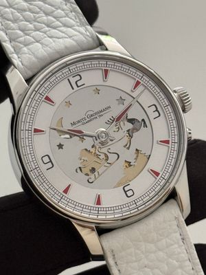 ​MORITZ GROSSMANN Atum Pure Santa Claus Christmas Piece Unique 1/1 MG-002084 Manual Stainless Steel 41mm 2018