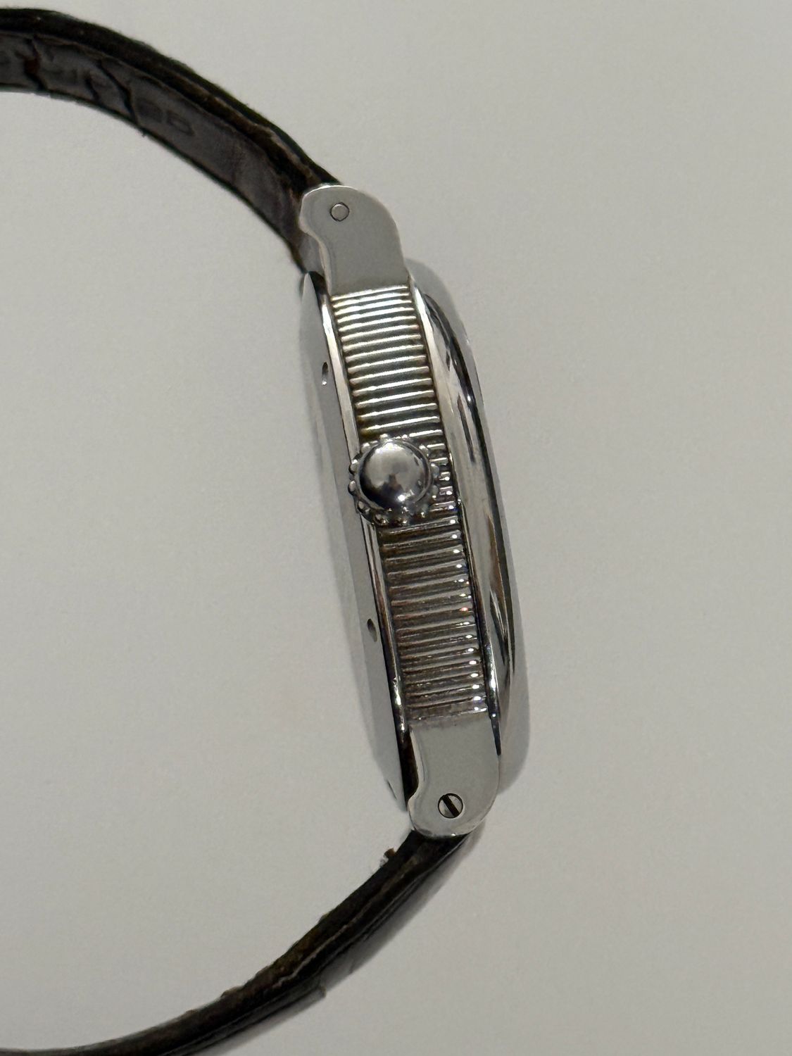 ​GERALD GENTA Retro G.3614 Jump Hour Retrograde Black Automatic 34mm Stainless Steel 1999