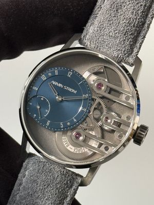 ARMIN STROM Gravity Equal Force ST19-GEF.05 Manufacture Edition Blue Small Seconds Cal. ASB19 Stainless Steel 41mm Automatic FULL SET 2025