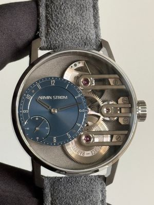 ARMIN STROM Gravity Equal Force ST19-GEF.05 Manufacture Edition Blue Small Seconds Cal. ASB19 Stainless Steel 41mm Automatic FULL SET 2025