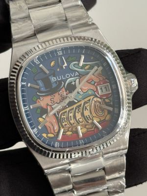 ​BULOVA IFL Watches Super Seville Risky Riches TV Fluted RISK RICH Monopoly Money Stainless Steel 37.5mm Quartz /300 FULL SET 2026