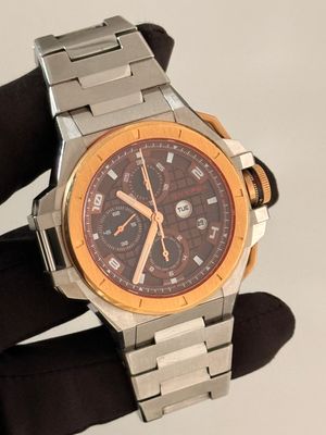 ​SNYPER IronClad 50.400.0M Chronograph Date Rose Gold Stainless Steel Chocolate Automatic 48mm 2015