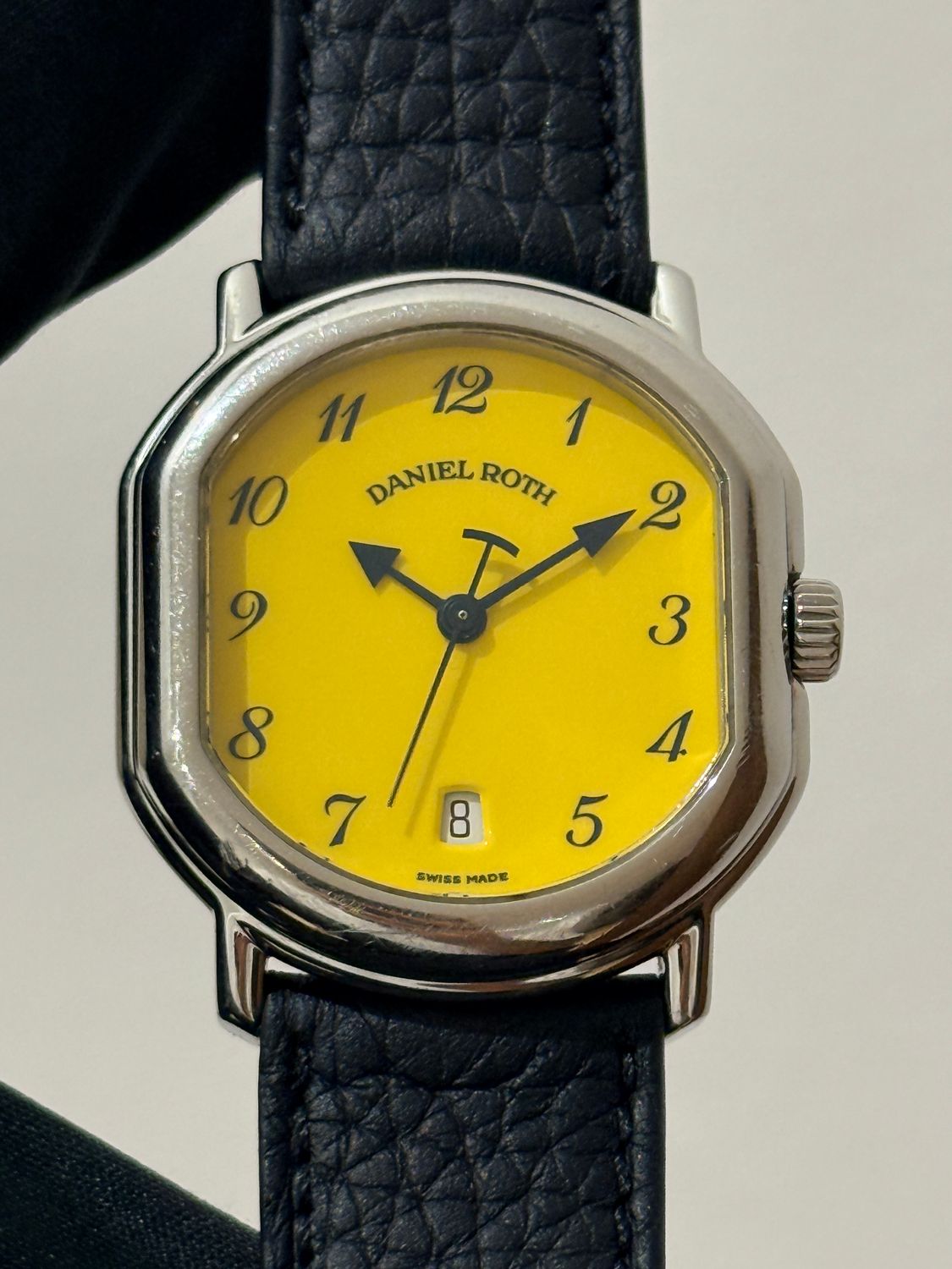 ​DANIEL ROTH Le Sentier T157 Yellow Stella Date Breguet Stainless Steel 32mm Automatic Circa 1996