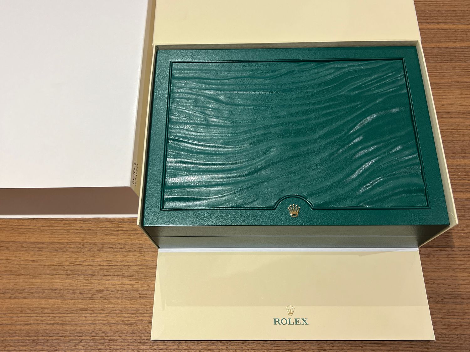​ROLEX Green Wave XL Box Platinum Daytona Day-Date 40 Gem-Set Rainbow Factory Diamond 2012-2025 FULL SET