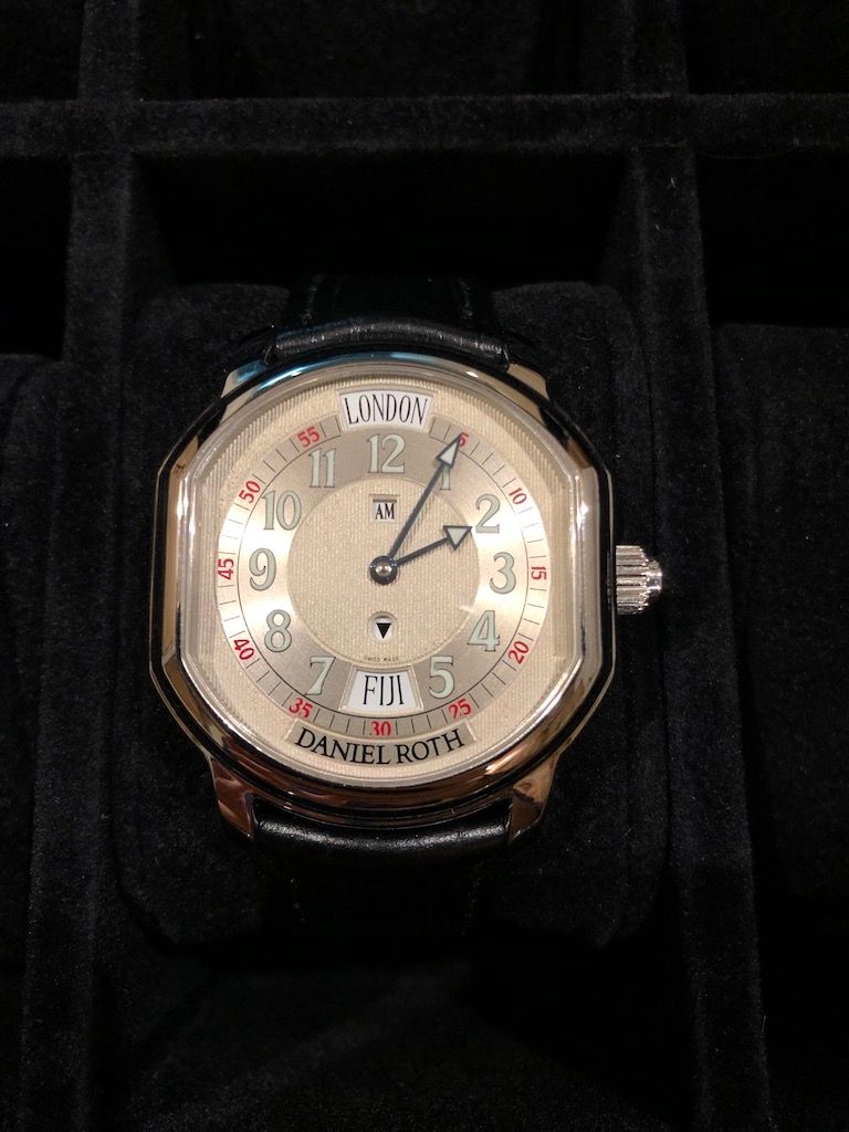 DANIEL ROTH 857 Metropolitan World Time Zone 24 Cities Stainless Steel Special Edition 38mm DANIEL ROTH 857 Metropolitan World Time Zone 24 Cities Stainless Steel Special Edition 38mm