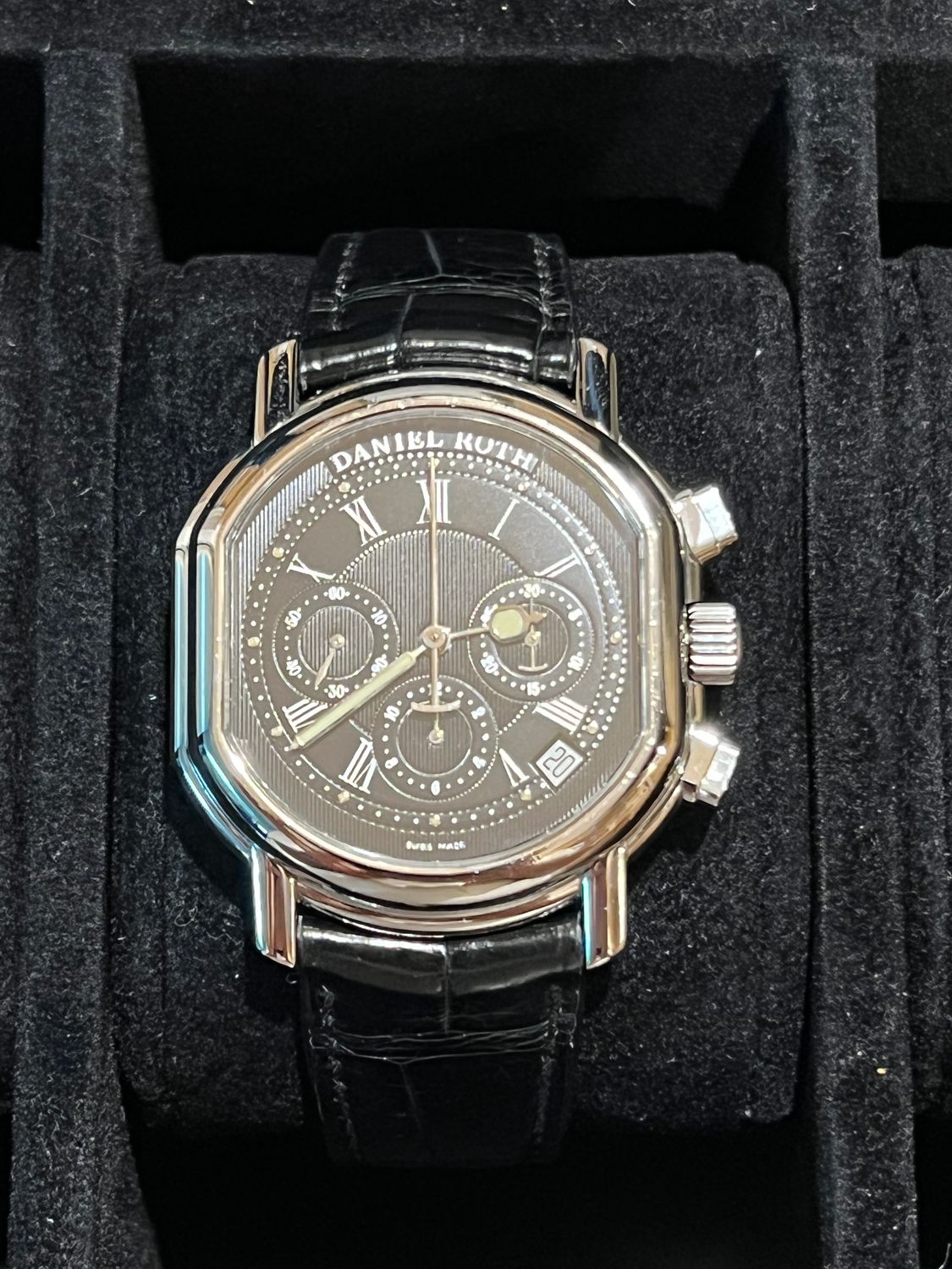 DANIEL ROTH S247.X.40 Masters Chronograph S247 El Primero 400 Stainless Steel Black Automatic 38mm
