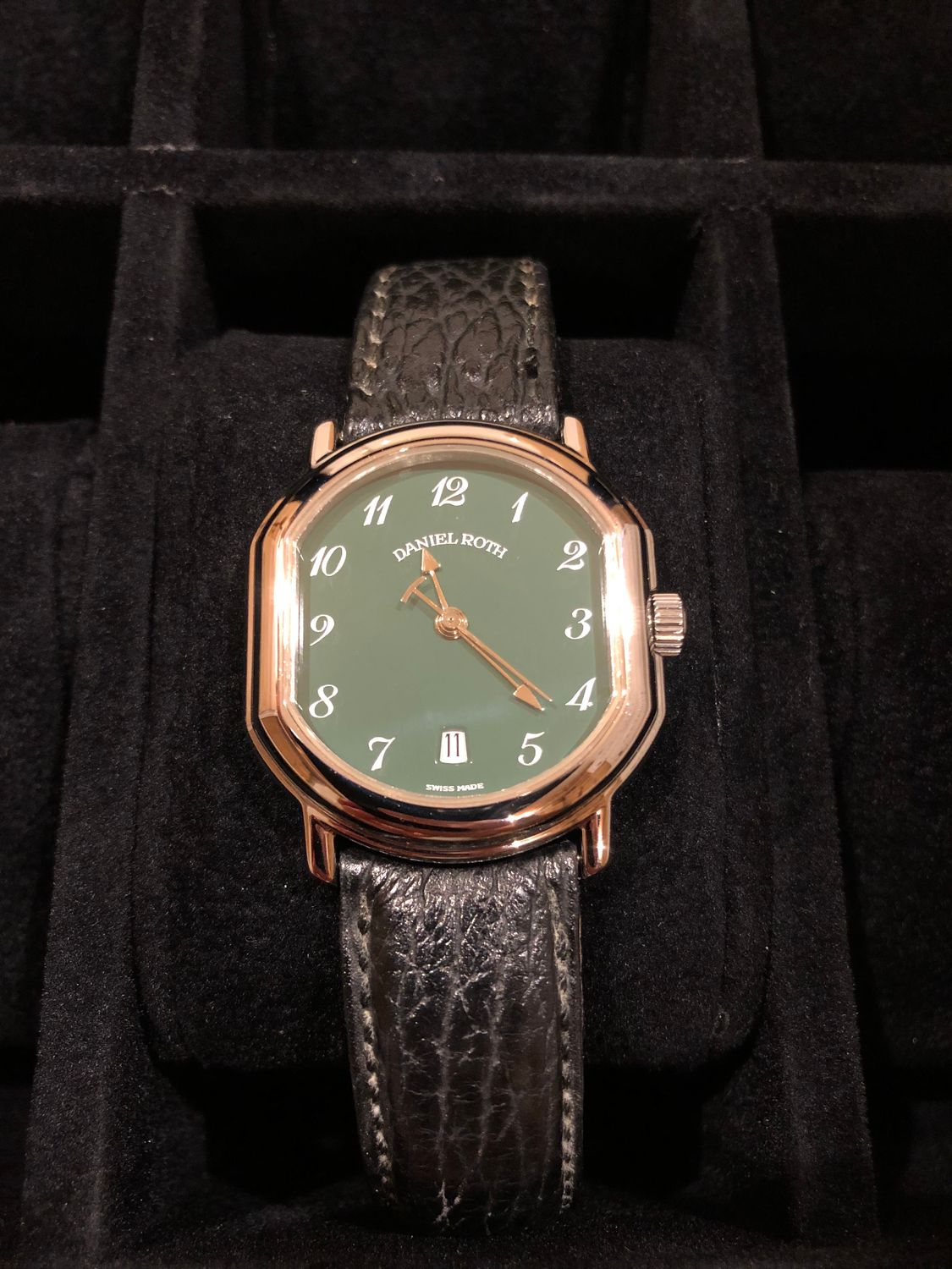 DANIEL ROTH Le Sentier T157 Stella Green Date Dial Stainless Steel Automatic 32mm