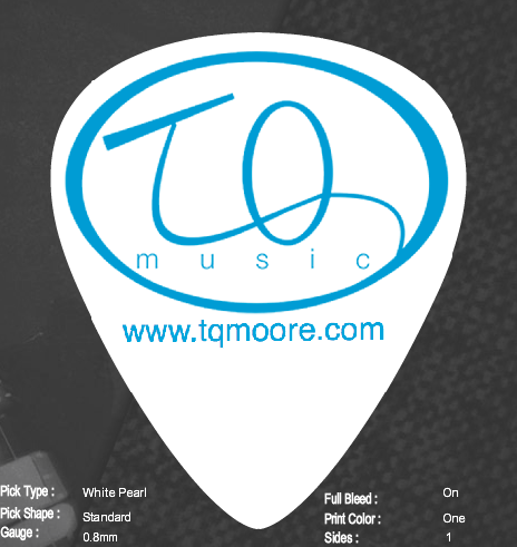 Custom TQ Music Logo Guitar Picks (10)