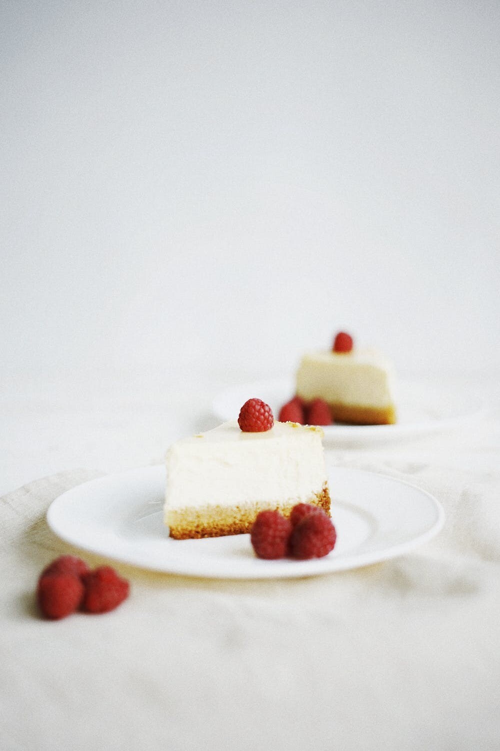 White Chocolate and Raspberry Cheesecake