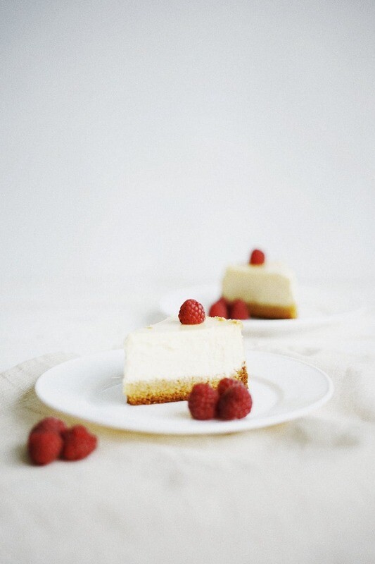 White Chocolate and Raspberry Cheesecake