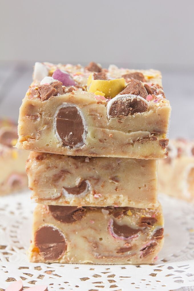 Mini Egg Fudge