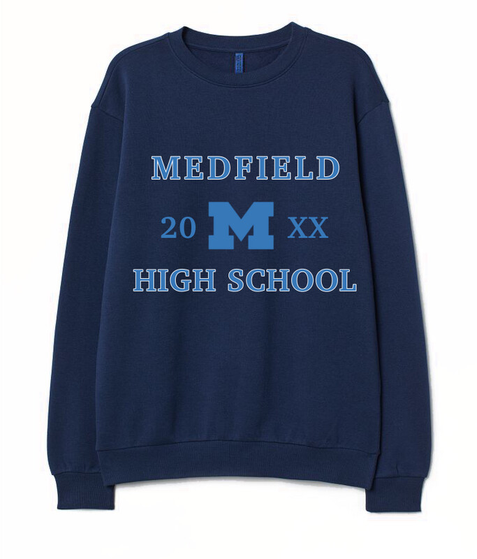 Customizable Crew Neck Sweatshirt