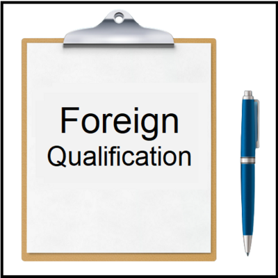 Foreign Qualification