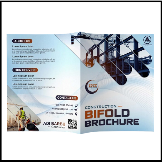 Bi-Fold Brochure 9" x 8"