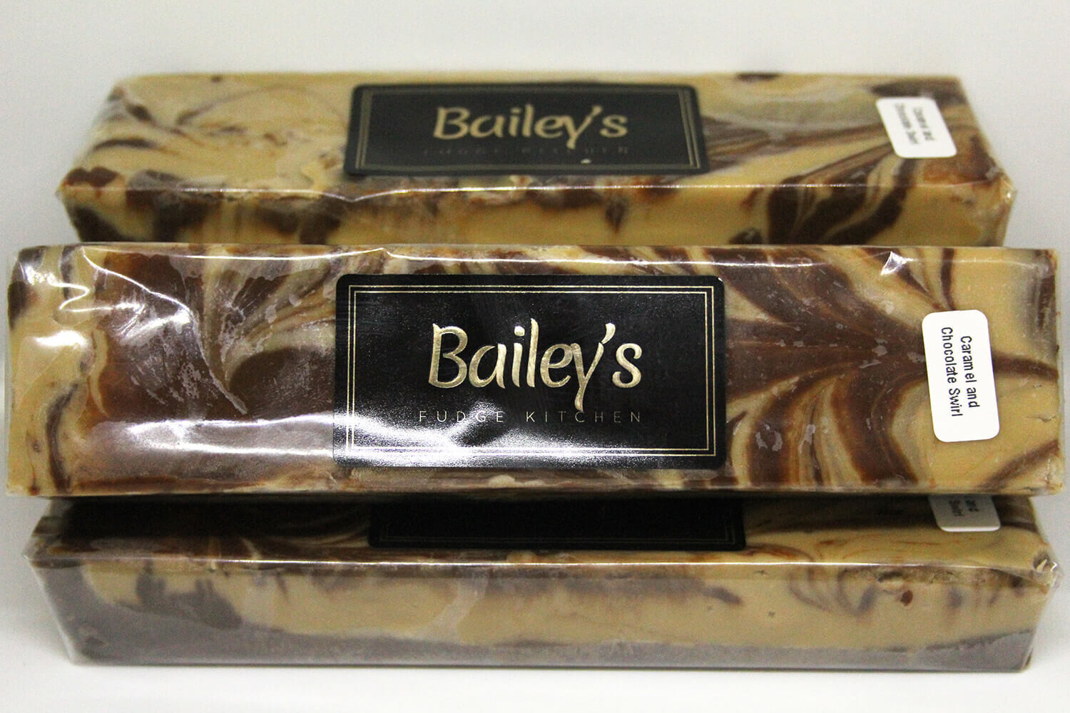 BAILEY&#39;S CARAMEL CHOCOLATE SWIRL FUDGE