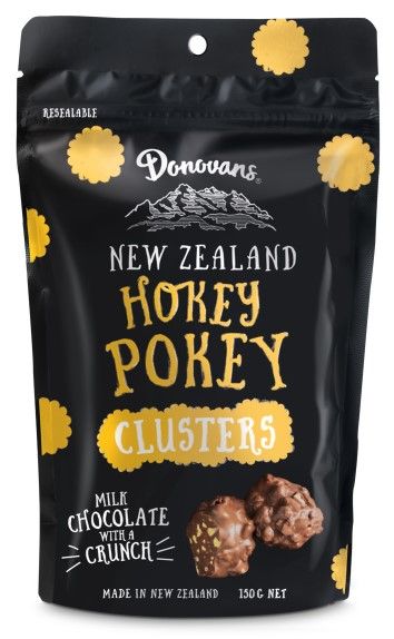 Donovans Chocolate Hokey Pokey Clusters 150g