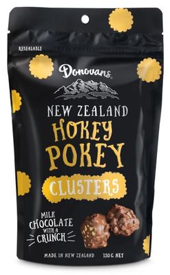 Donovans Chocolate Hokey Pokey Clusters 150g
