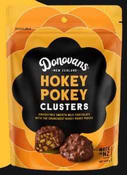 Donovans Chocolate Hokey Pokey Clusters 150g