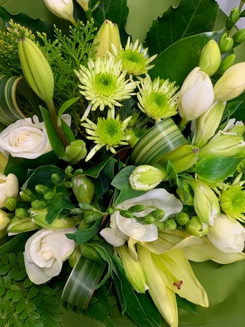 Classic Greens &amp; Whites - Medium