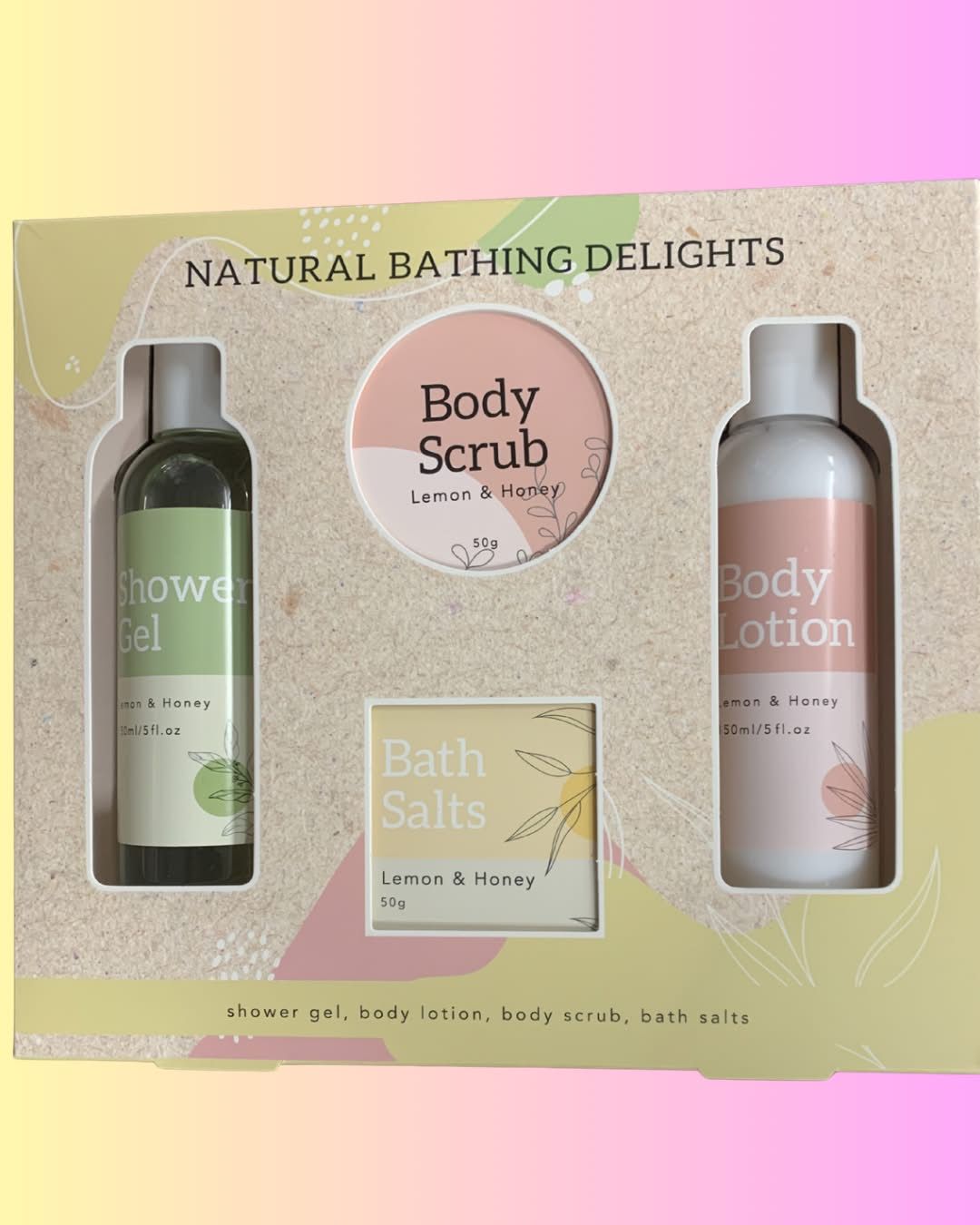 NATURAL BATHING DELIGHTS SET