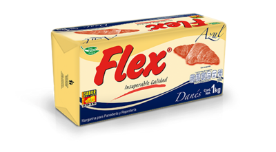 Margarina Flex Azul 1 kg caja 10 pz